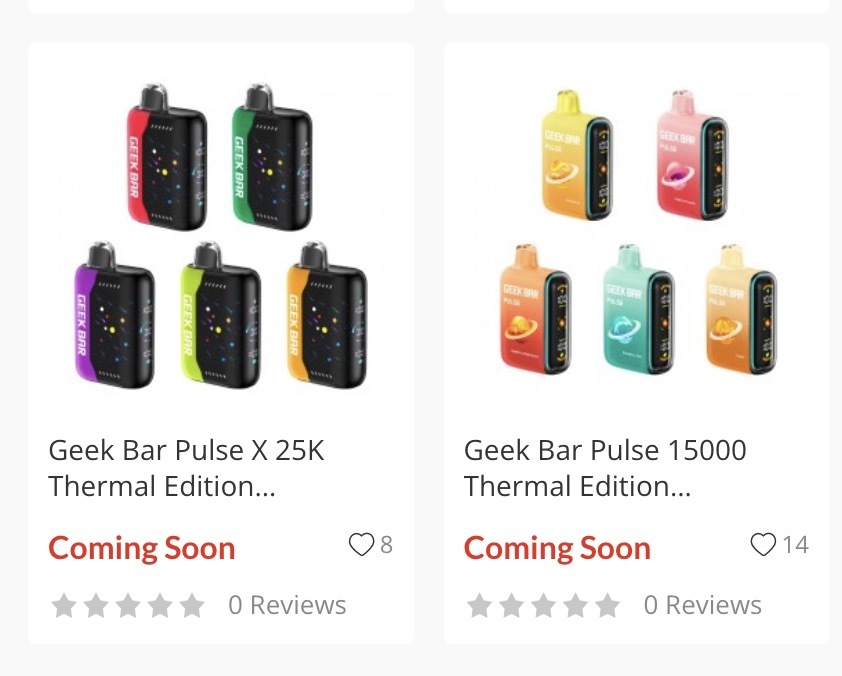Geek Bar在美推出Pulse系列新品：增添热感变色设计，延续基础款配置