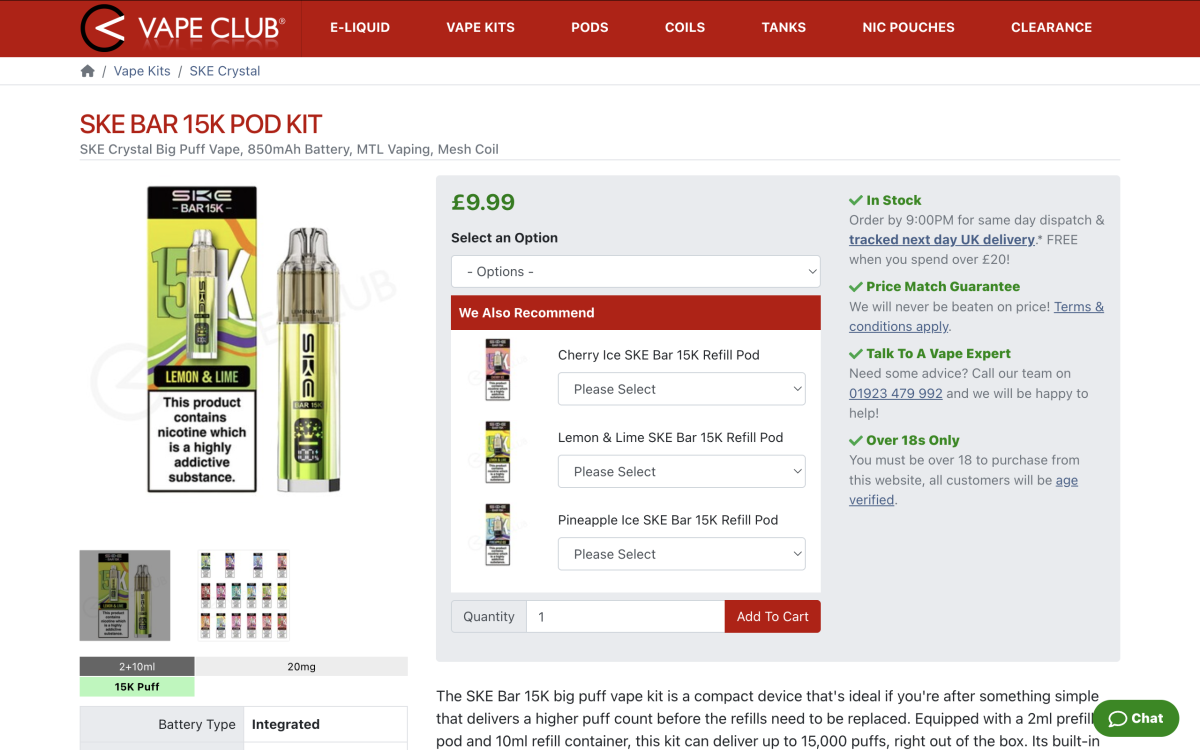 Product | SKE Launches Disposable V-BOT, Claiming U.S. Manufacturing and Domestic Blending & Filling