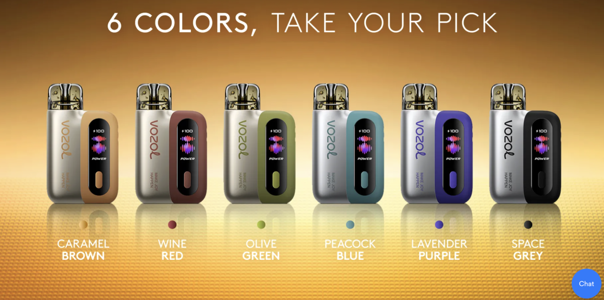 VOZOL SLEEK VISION e-cigarette launches with 2ml pod system compatible with other models-2Firsts.