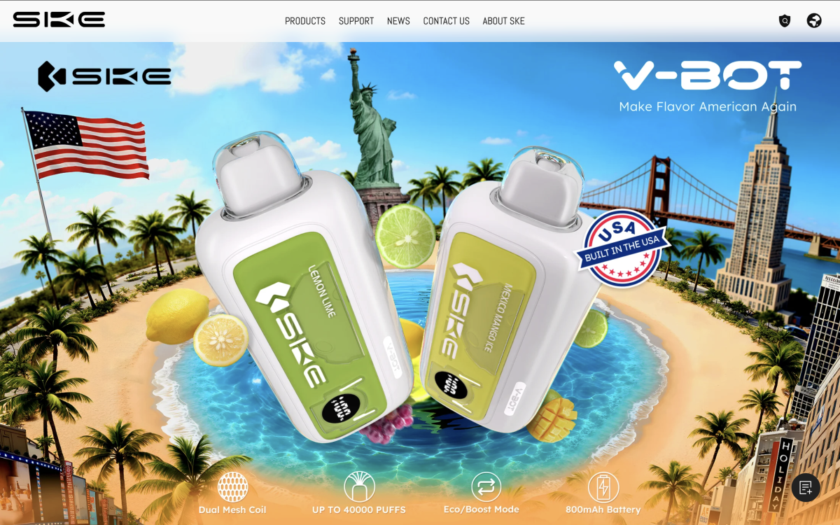 Product | SKE Launches Disposable V-BOT, Claiming U.S. Manufacturing and Domestic Blending & Filling