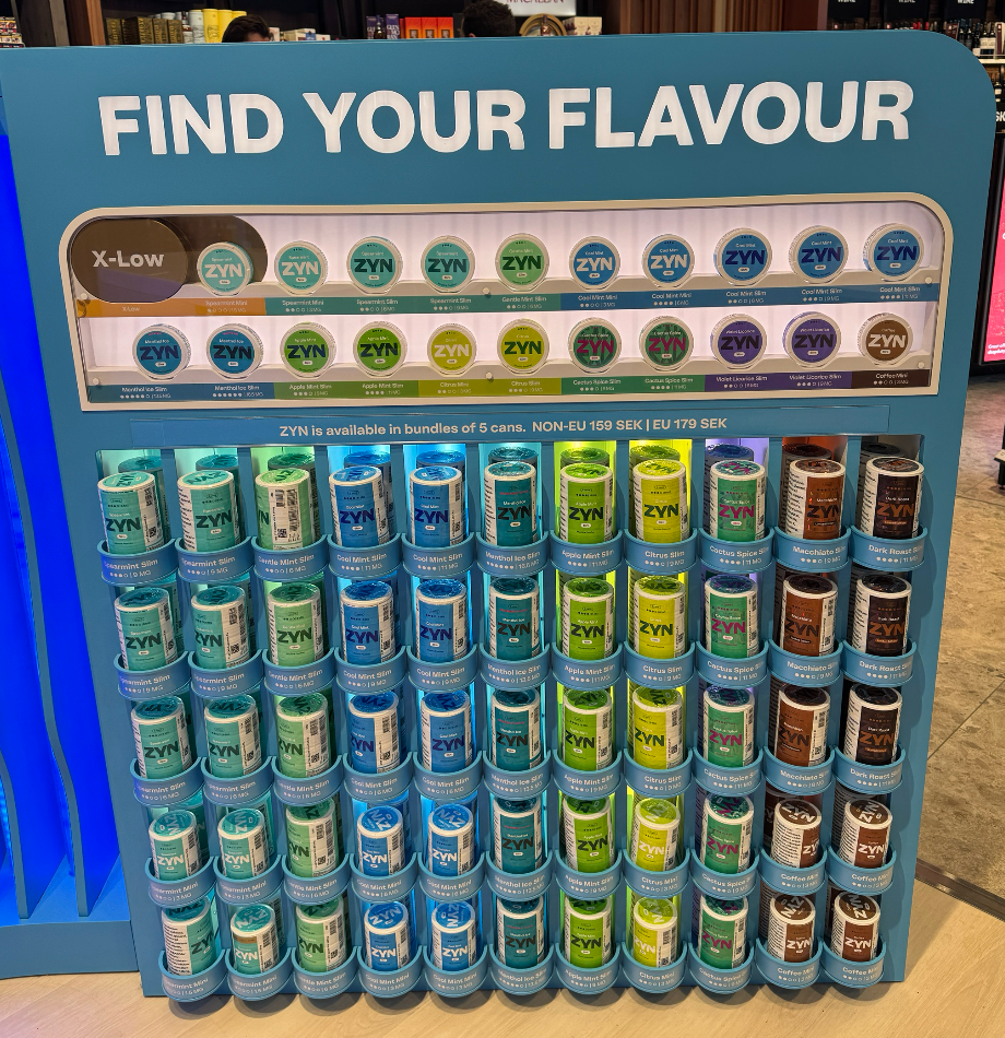 2Firsts Research | ZYN Launches Limited-Edition Coffee Flavours and Can Engraving Service at Stockholm Arlanda Airport