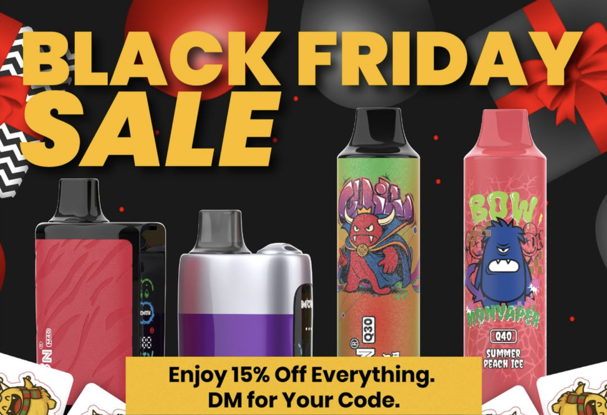 E-cigarette brands launch Black Friday, Cyber Monday, and Thanksgiving promotions with discounts, gifts, and interactive activities - VAPORESSO, OXVA among brands starting early. Thanksgiving giveaways include JNR, OXBAR, ZOFO, MR FOG brands offering priz