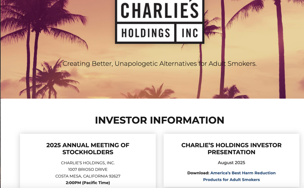With Charlie’s US Line Online, the US-Filled Vape Supply Chain Model Enters a New Phase