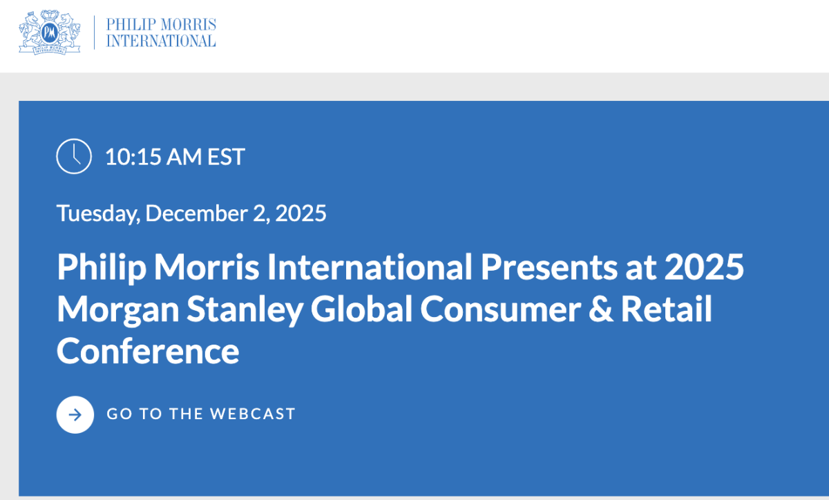 PMI 的无烟转型底牌:CEO Olczak在华尔街真正传递了什么?