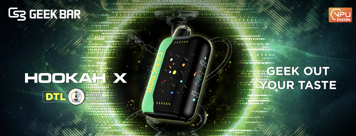 Product | GEEKBAR Launches HOOKAH X on Its Official Website, Featuring Stepless DTL “Infinite Control”