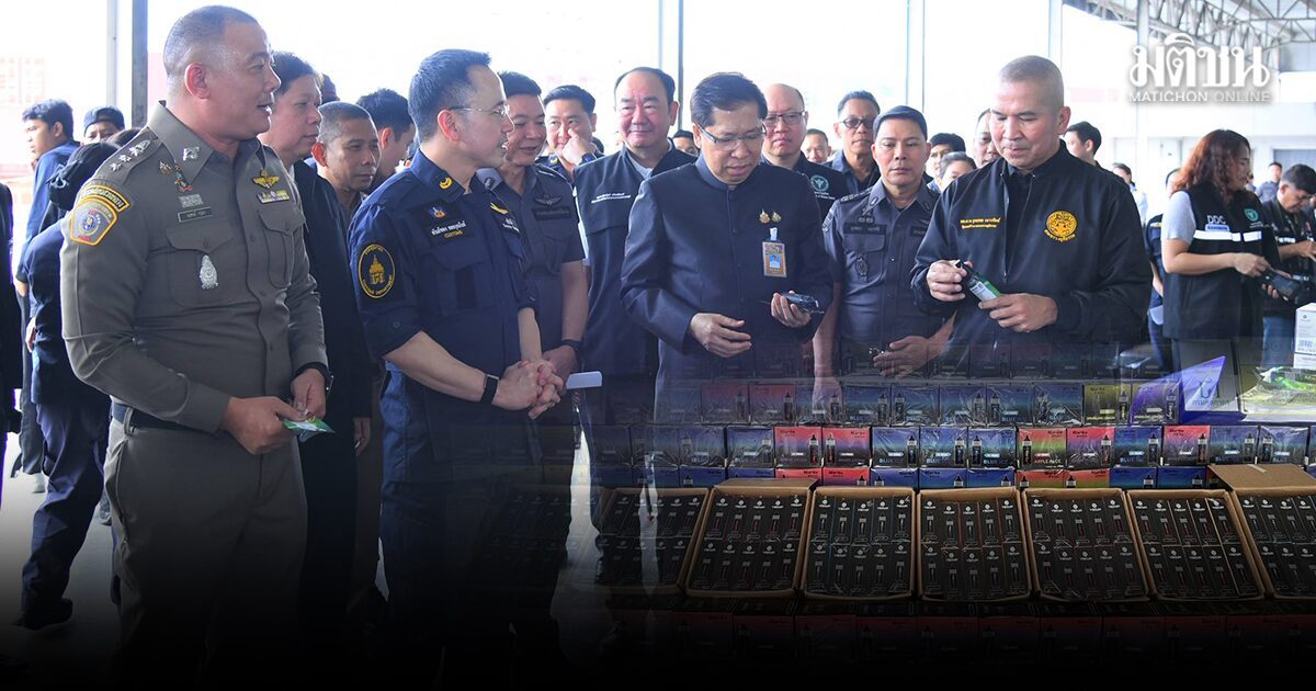 泰国联合执法查获4.23万件走私电子烟 涉案金额约34万美元