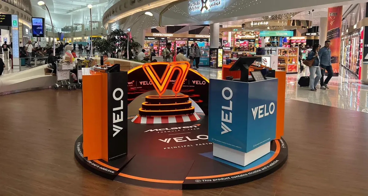 BAT Taps McLaren Title Win for Travel Retail Activation, Launches VELO “Champions’ Edition” Nicotine Pouches