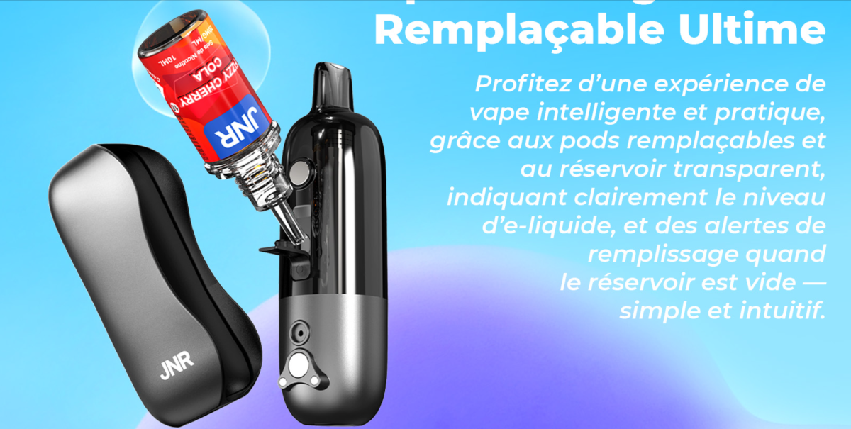 产品|“2+20”组合设计+磁吸半包裹结构 JNR开放式电子烟进入英国市场