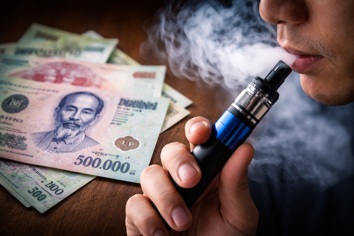 越南司法部拟定电子烟与加热烟草使用处罚 并追究场所管理责任