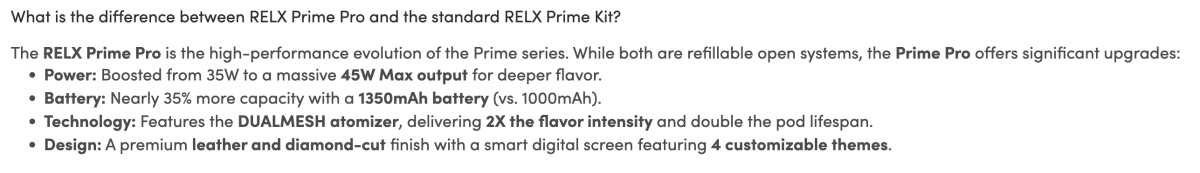 Product | Compatible with 3ml/2ml Pods and Up to 45W Output: RELX Launches a New Open-System E-Cigarette on Its Indonesia Website