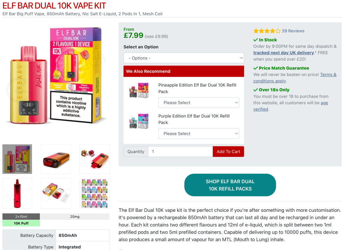 Product | ELFBAR launches new “4-in-1” e-cigarette kit: 4× (1ml + 5ml) design, 4 flavors per set