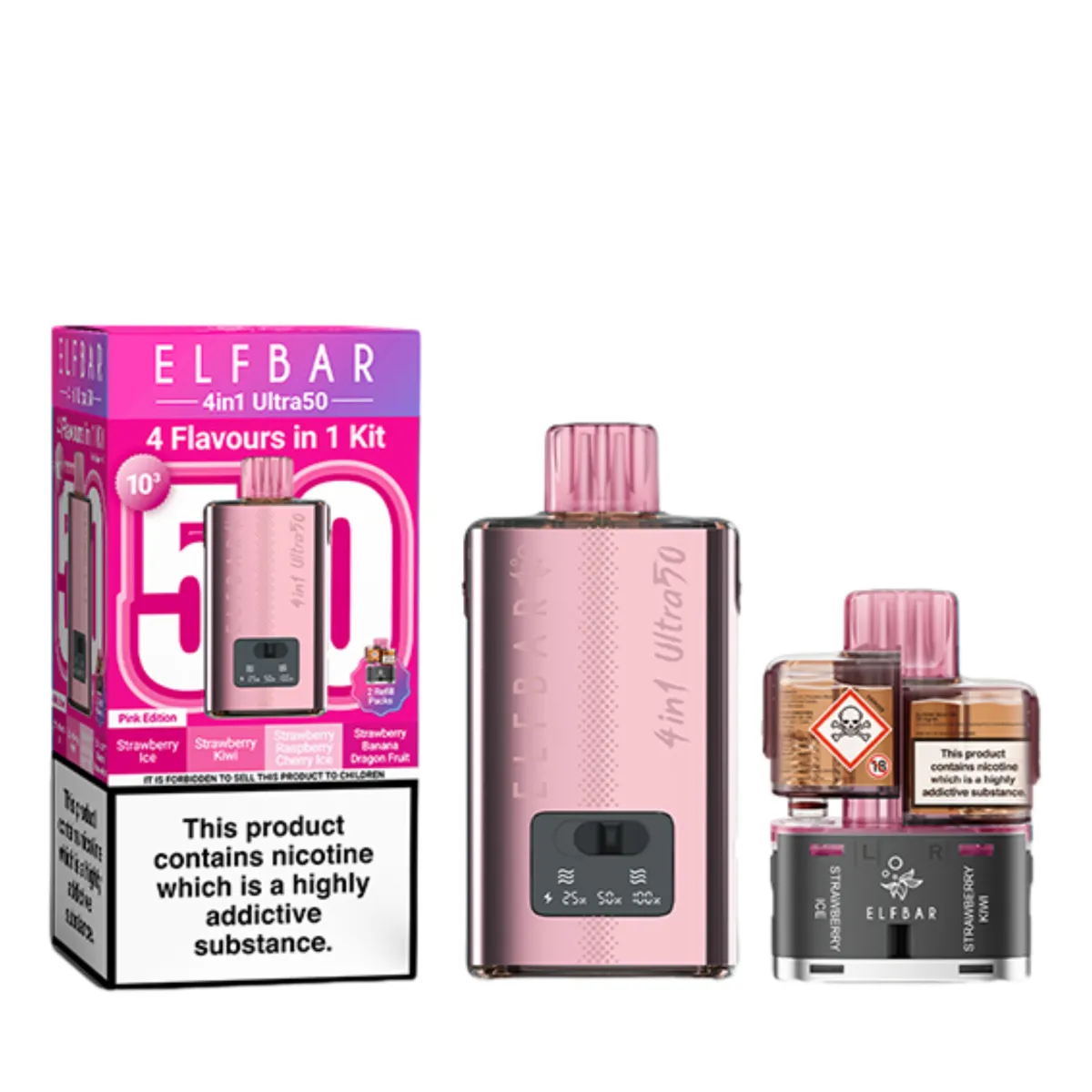 ELFBAR Launches 4 in 1 Ultra 50 VAPE KIT in UK Market, Promising up to 50,000 Puffs at £13.99