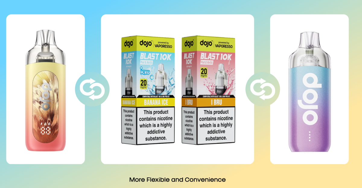 Product | “Prefilled + Refill” Combo, Up to 30,000 Puffs Claimed: DOJO BLAST 30K PRO Launches in the UK and France