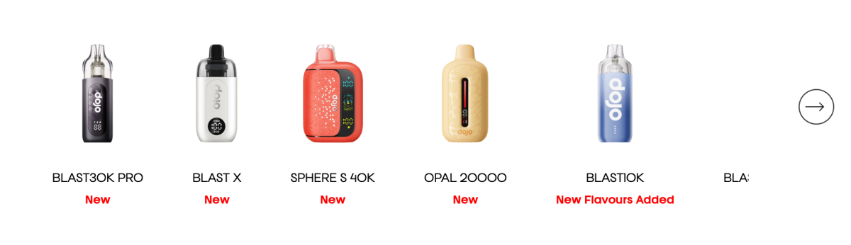 Product | “Prefilled + Refill” Combo, Up to 30,000 Puffs Claimed: DOJO BLAST 30K PRO Launches in the UK and France