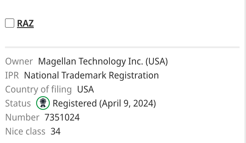 产品｜可拆卸电池+双电池系统，RAZ VUE 50K上线美国线上渠道