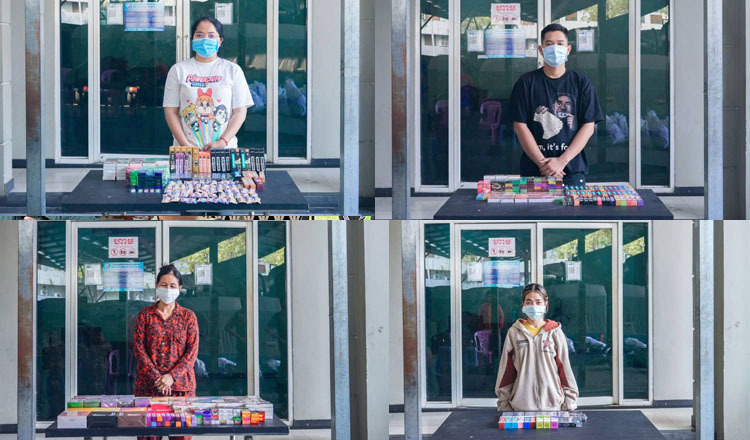 Cambodian authorities seize 300,000 e-cigarettes, crackdown on sales locations in Phnom Penh