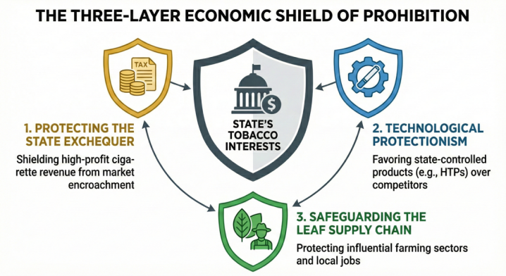Fiscal benefit, not health, strongest indicator for vape bans – Contributed by Samrat Chowdhery