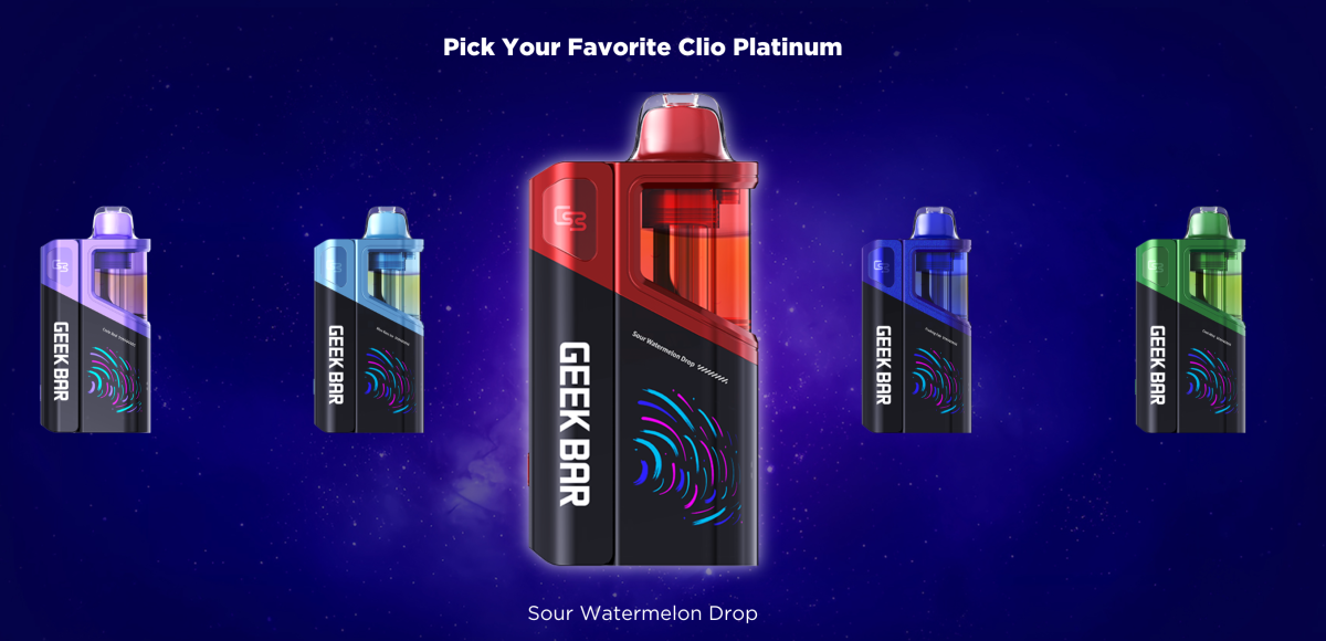 产品｜GEEKBAR官网上新两款大口数产品：Clio Platinum 50K在美发售，SOMAX 80K拓展中东