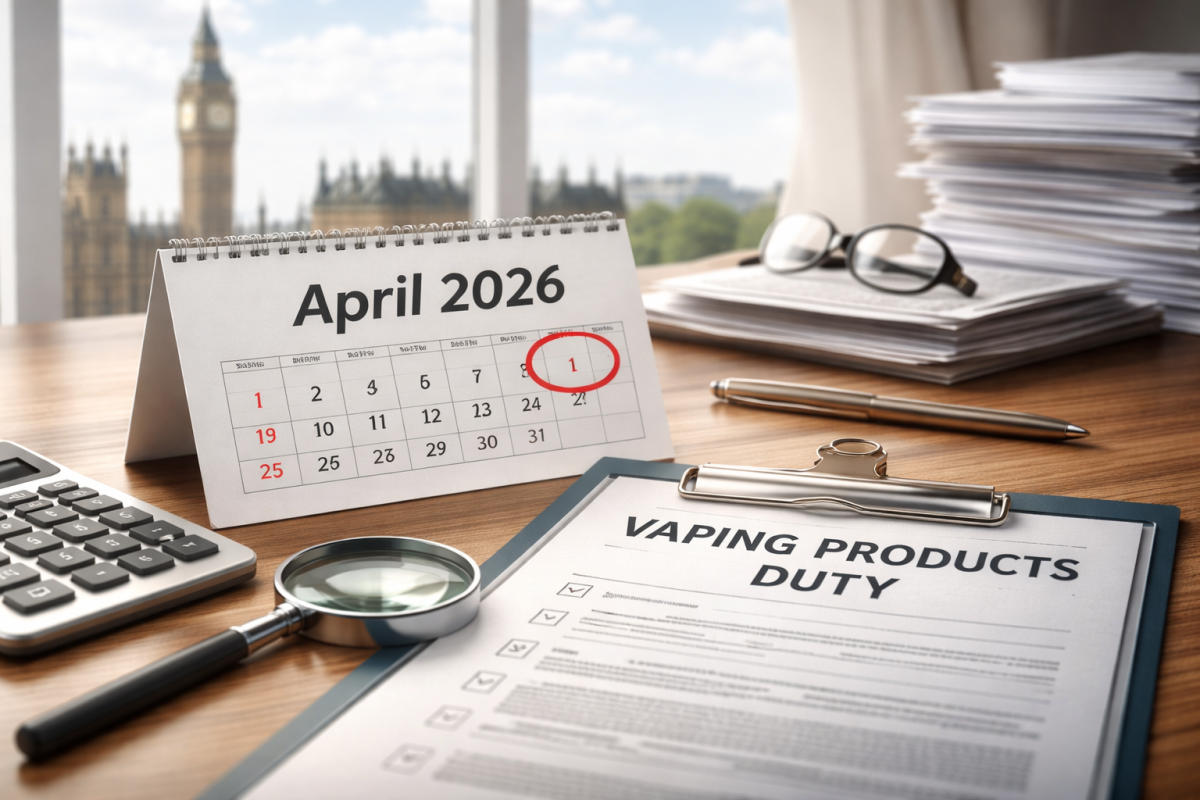 UK reminds vaping firms to apply for new excise duty registration from April 2026