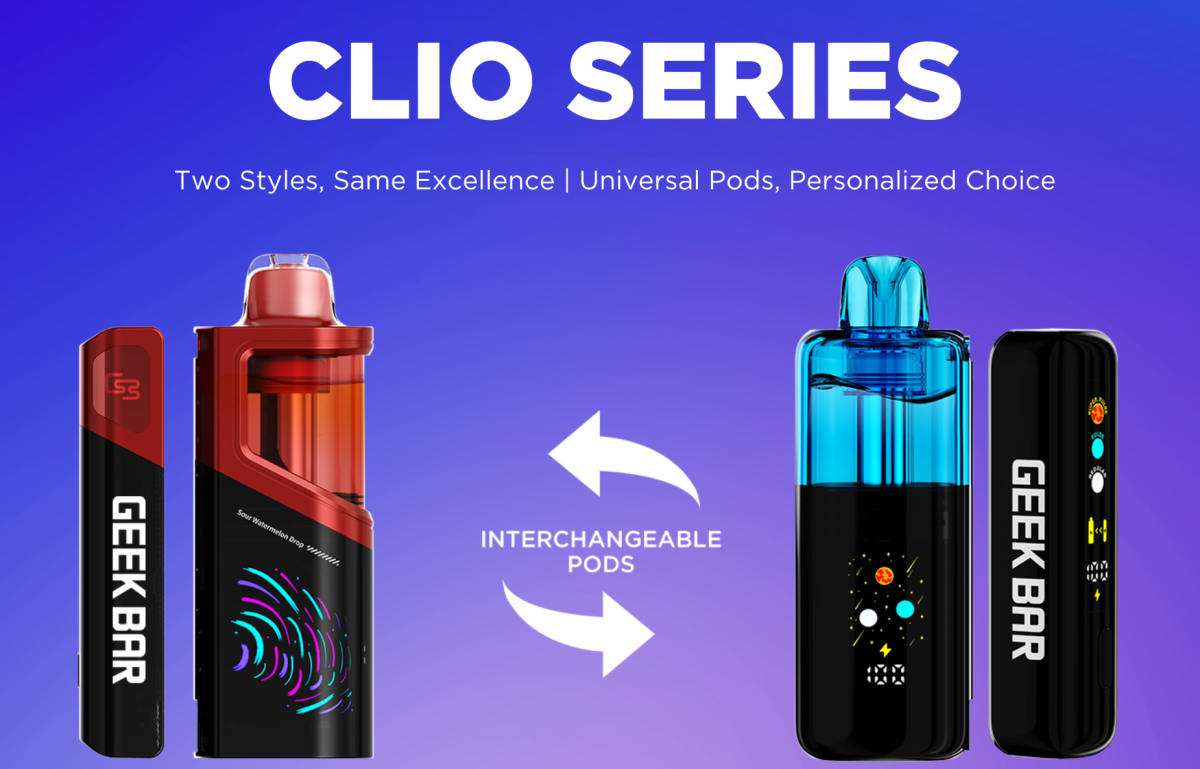 产品|GEEKBAR扩充高口数产品线 CLR 50K与Clio X强调屏显与透明油仓