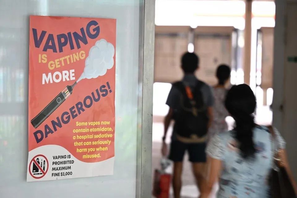 Singapore to increase penalties for e-cigarette users, sellers, and smugglers; propose new law renaming Tobacco Control Act to Tobacco and Vaporisers Control Act; maximum fines to be raised to S$10,000 for users and S$200,000 for sellers/importers; smuggl