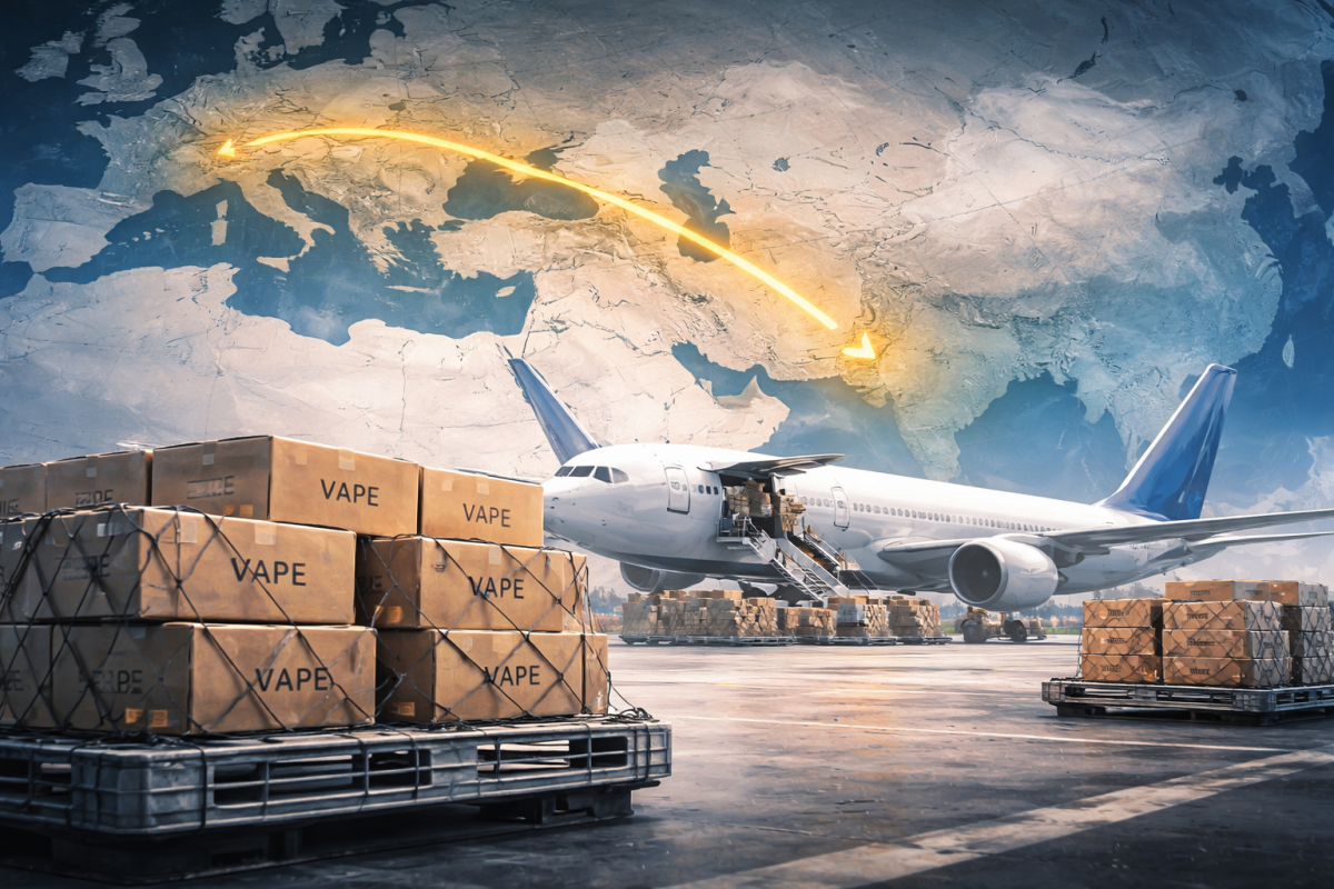 Iran Tensions Disrupt Europe-Bound Routes for Chinese Vape Exporters; U.S. Shipments Largely Unaffected