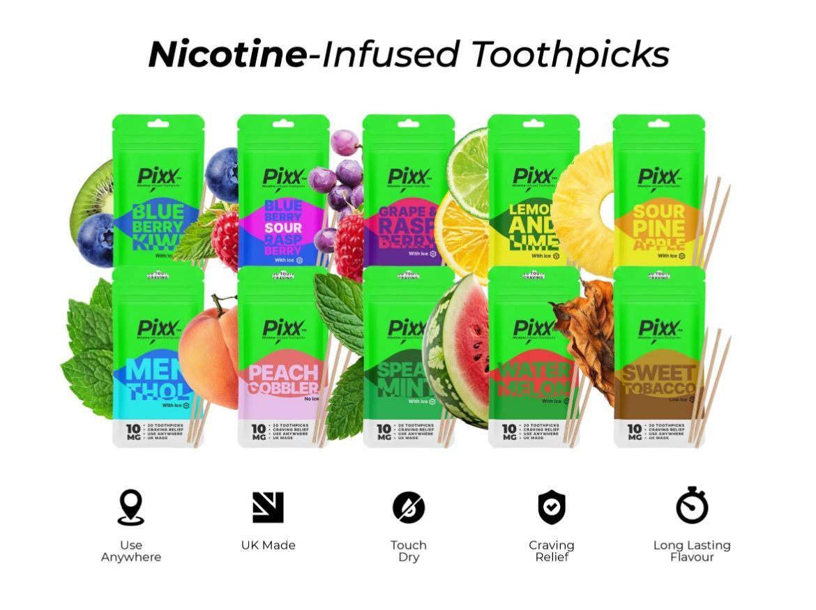 产品|英国零售网站上架Pixx尼古丁牙签 或将不受电子烟税影响