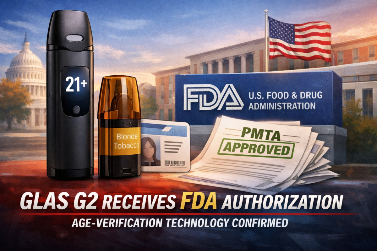 Exclusive: Glas says FDA-authorized G2 vape includes age-gating technology