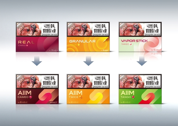 KT&G整合加热烟草烟弹品牌线：Real等产品统一纳入“AIIM”