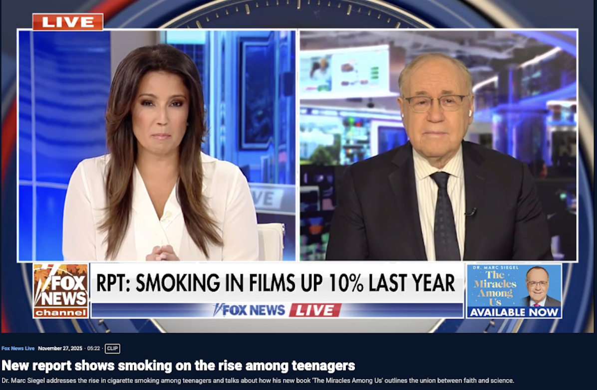 U.S. Adult Smoking Rate Falls to Historic Single-Digit Low of 9.9%, Study Shows Shift in Nicotine Use Patterns