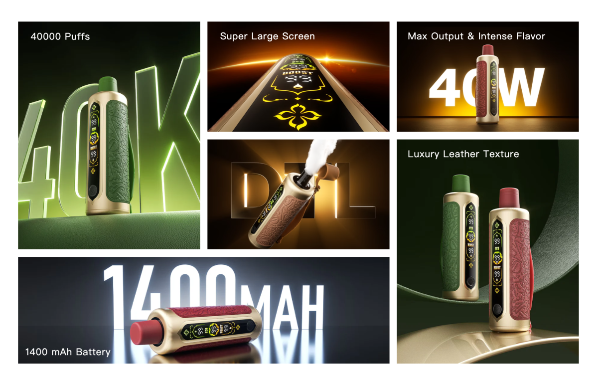 产品|30ml烟油、40,000口、三档功率调节,OXBAR推DTL新品ROVOTA