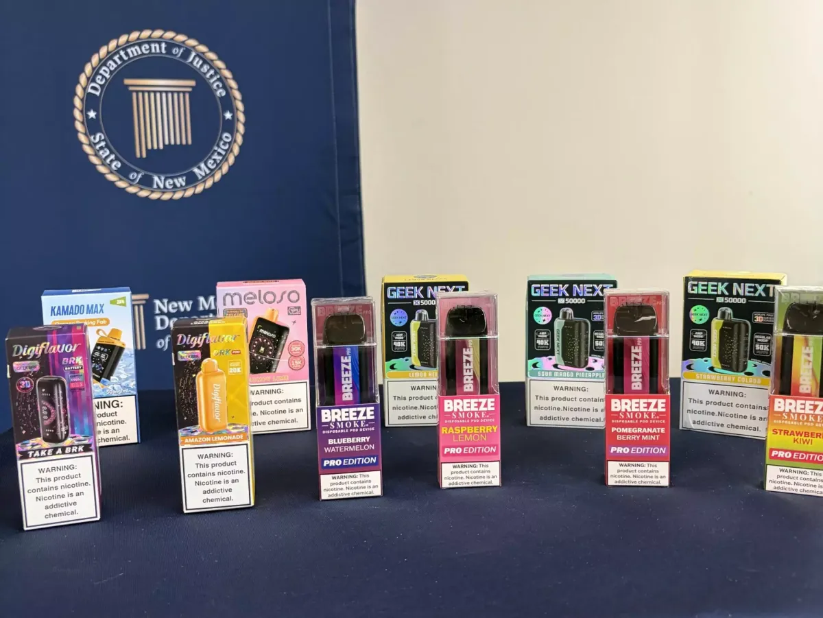 New Mexico Attorney General Files Lawsuit Over Sales of Flavored Disposable E-Cigarettes