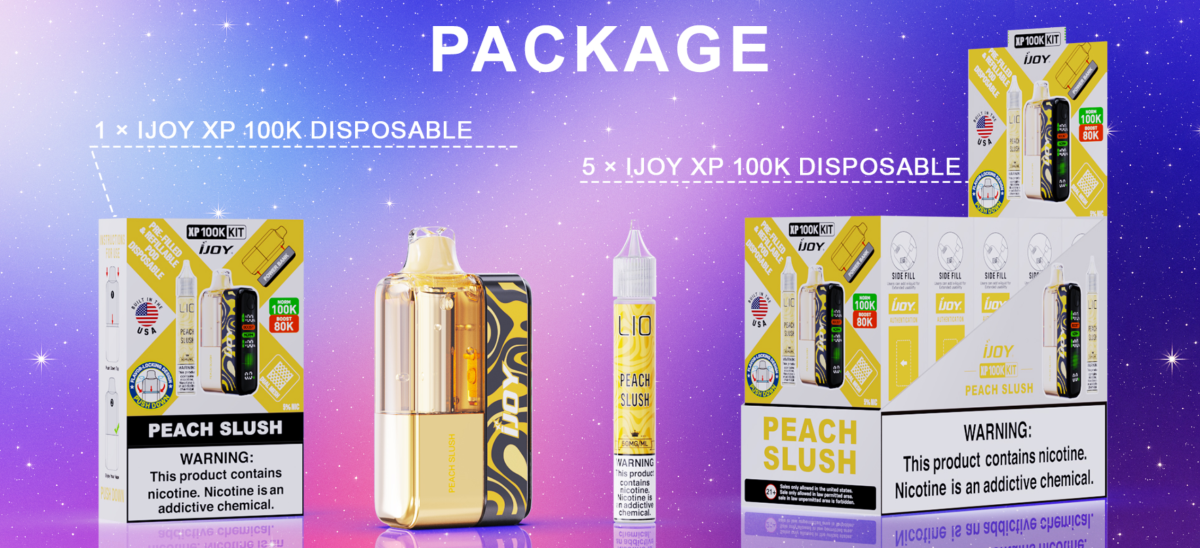 Product | Labeled “Built in the USA” + 33mL Total E-Liquid, iJOY XP100K E-Cigarette Launched in the U.S.