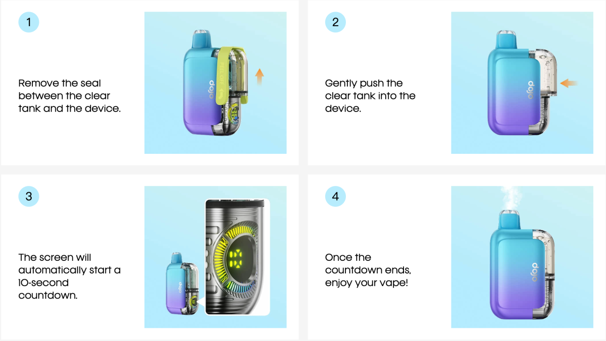 Product | Labeled “Built in the USA” Up to 60,000 Puffs: DOJO PUREX 60K Launches on U.S. Sales Channels