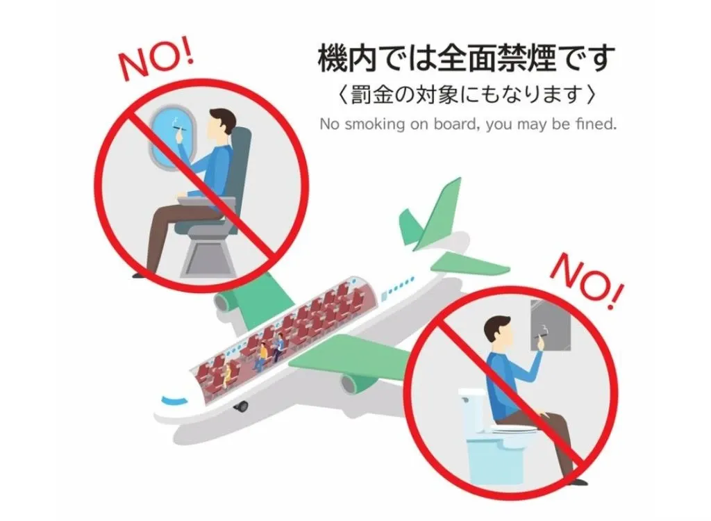 Japan reports highest number of in-flight smoking incidents in 20 years, government takes action