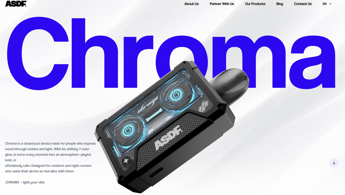  产品｜ASDF Chroma延续品牌“卡带”外观表达，封闭式Pod主打灯效交互