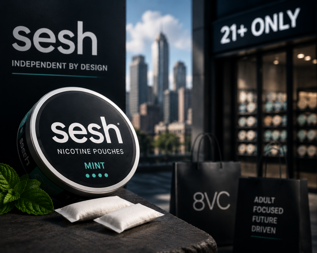 Sesh强化独立尼古丁袋品牌定位，借资本与零售扩张争夺大烟草旗下品牌市场空间
