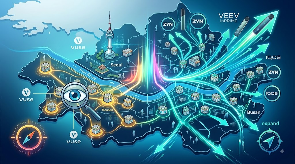 South Korea Vape Strategies Diverge as BAT Reconsiders Exit and PMI Takes VEEV to About 14,000 Stores