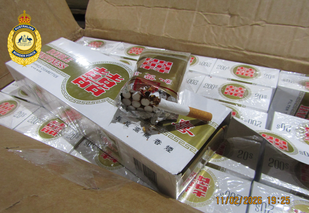 中国与澳大利亚联合瓦解际草走私网络：112个集装箱涉案，60余人被捕，查获9200万澳元非法烟草