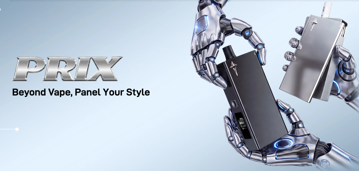 Product | VAPORESSO Launches PRIX MTL Pod, With NFC Version Linking Interchangeable Panels to On-Screen Animations