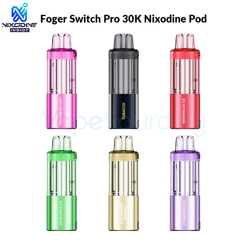 Product | FOGER Introduces Switch Pro 30K Nixodine Pod in U.S. Retail, Bringing 6-MN Related Formulation to High-Capacity Pod Platform