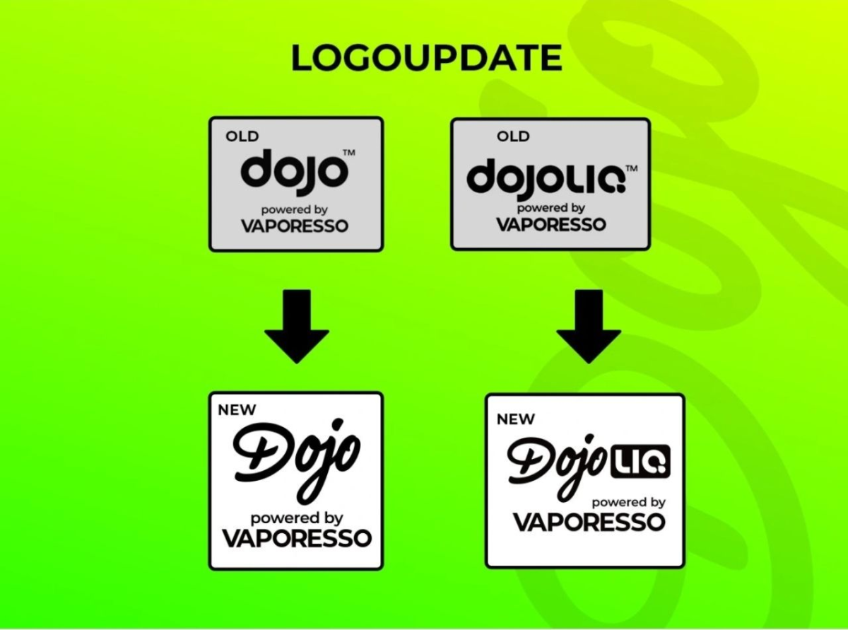 思摩尔旗下DOJO by VAPORESSO将于9月1日启用全球新品牌形象，更换Logo及包装视觉