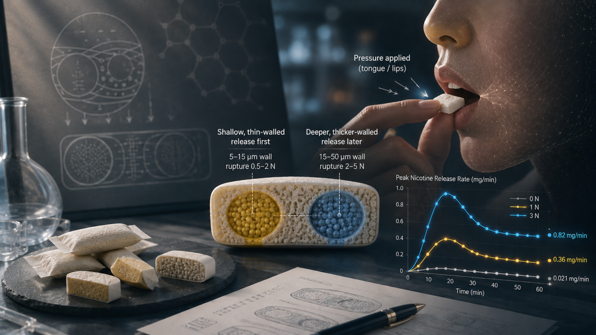 China Tobacco Zhejiang files patent for pressure-triggered, on-demand oral nicotine release