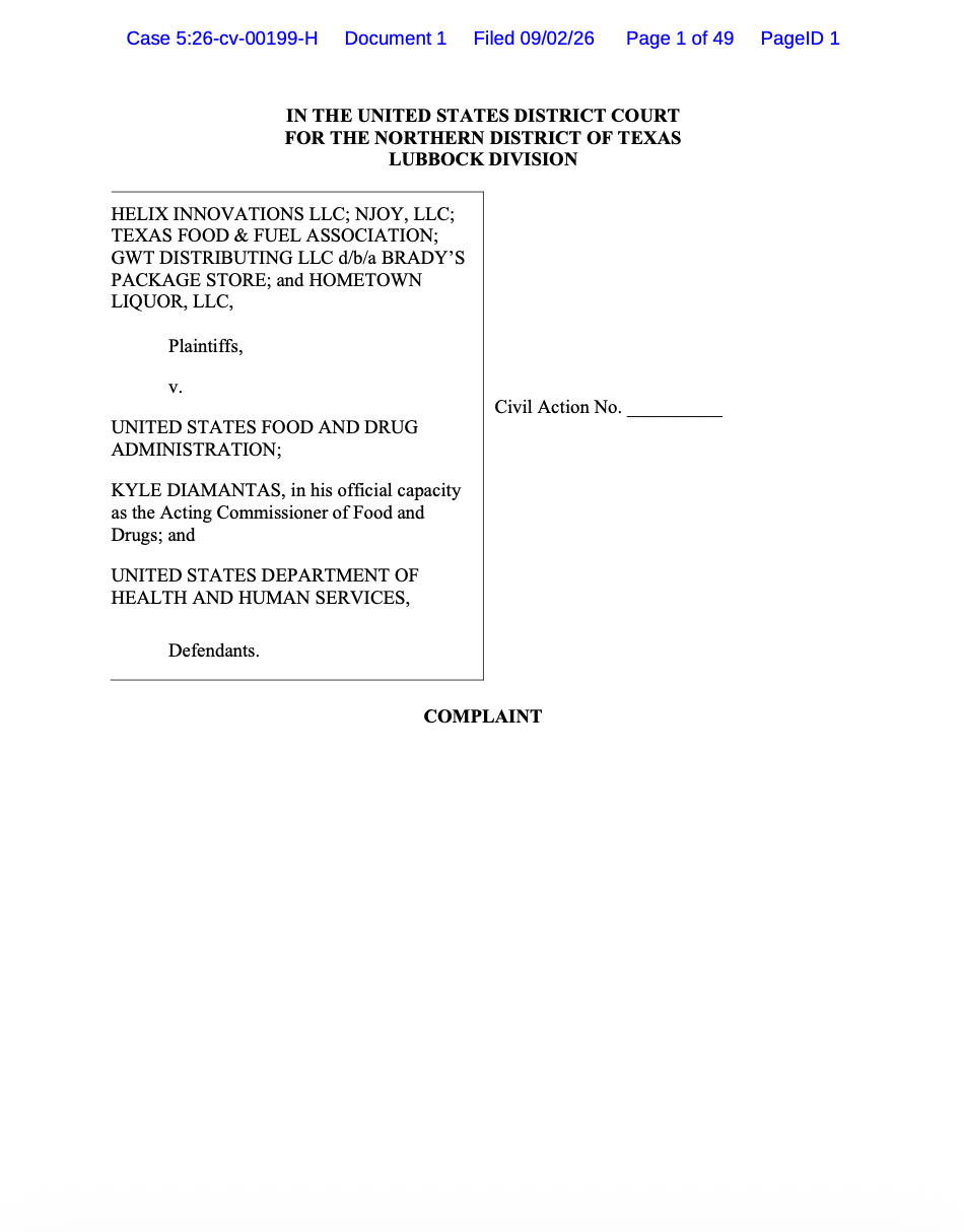 Special Report | Altria Subsidiaries Sue FDA to Vacate 2021 PMTA Rule as Agency Moves to Speed Reviews