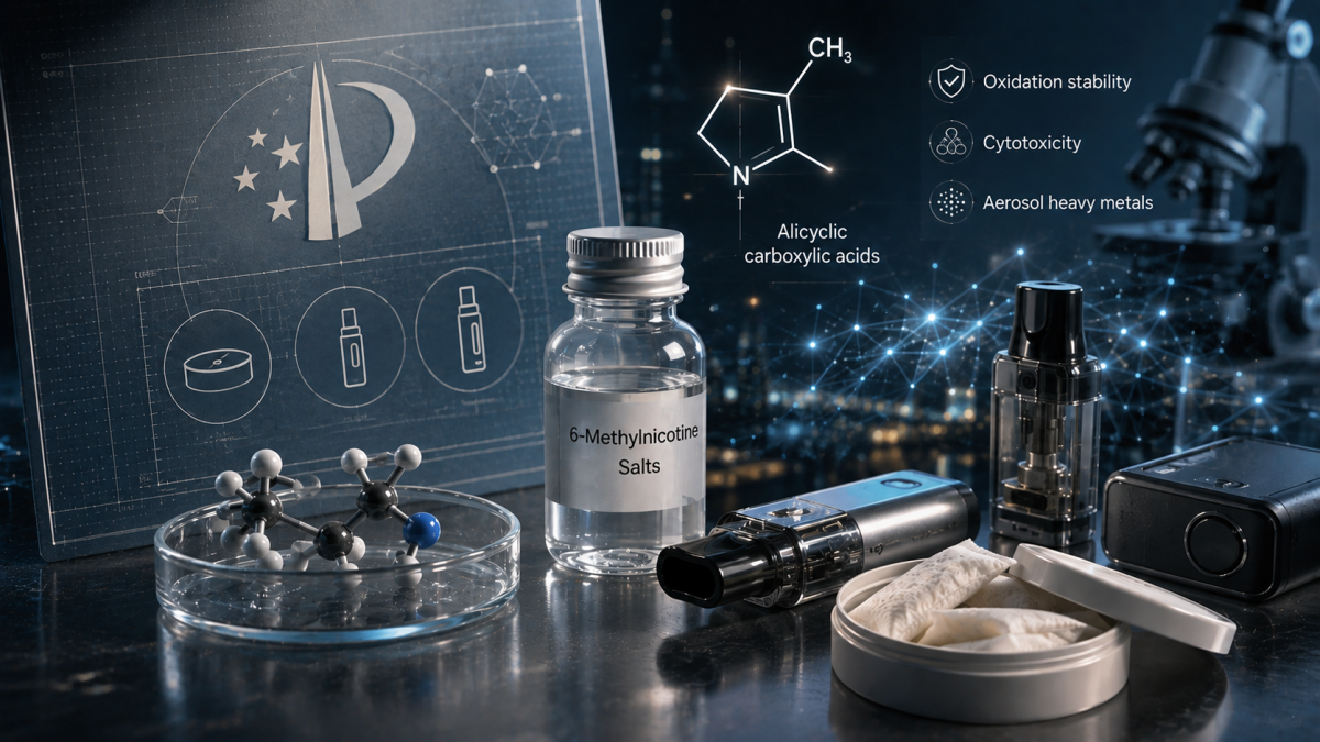 爱奇迹创造获6-甲基尼古丁盐发明专利授权，覆盖雾化与口含产品
