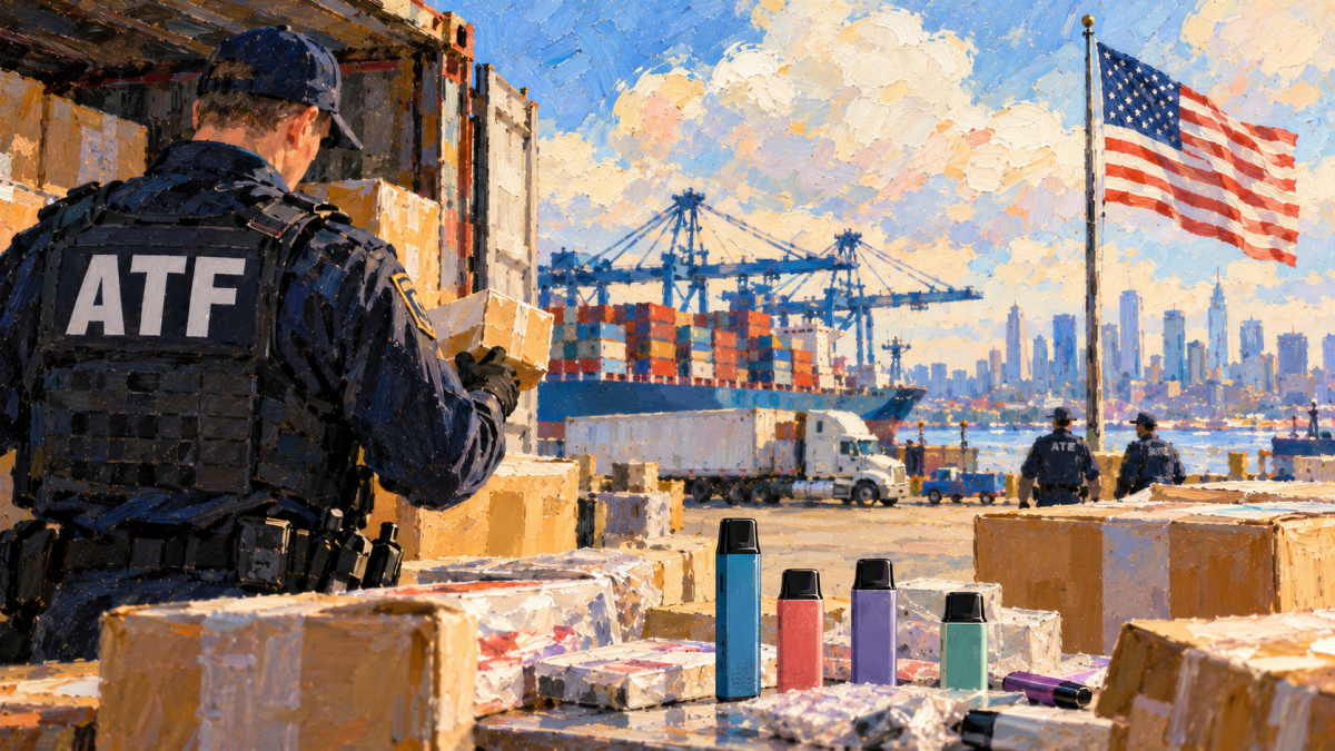 U.S. Expands Illicit Vape Enforcement as ATF Brings PACT Act Powers Into Trade Fraud Task Force