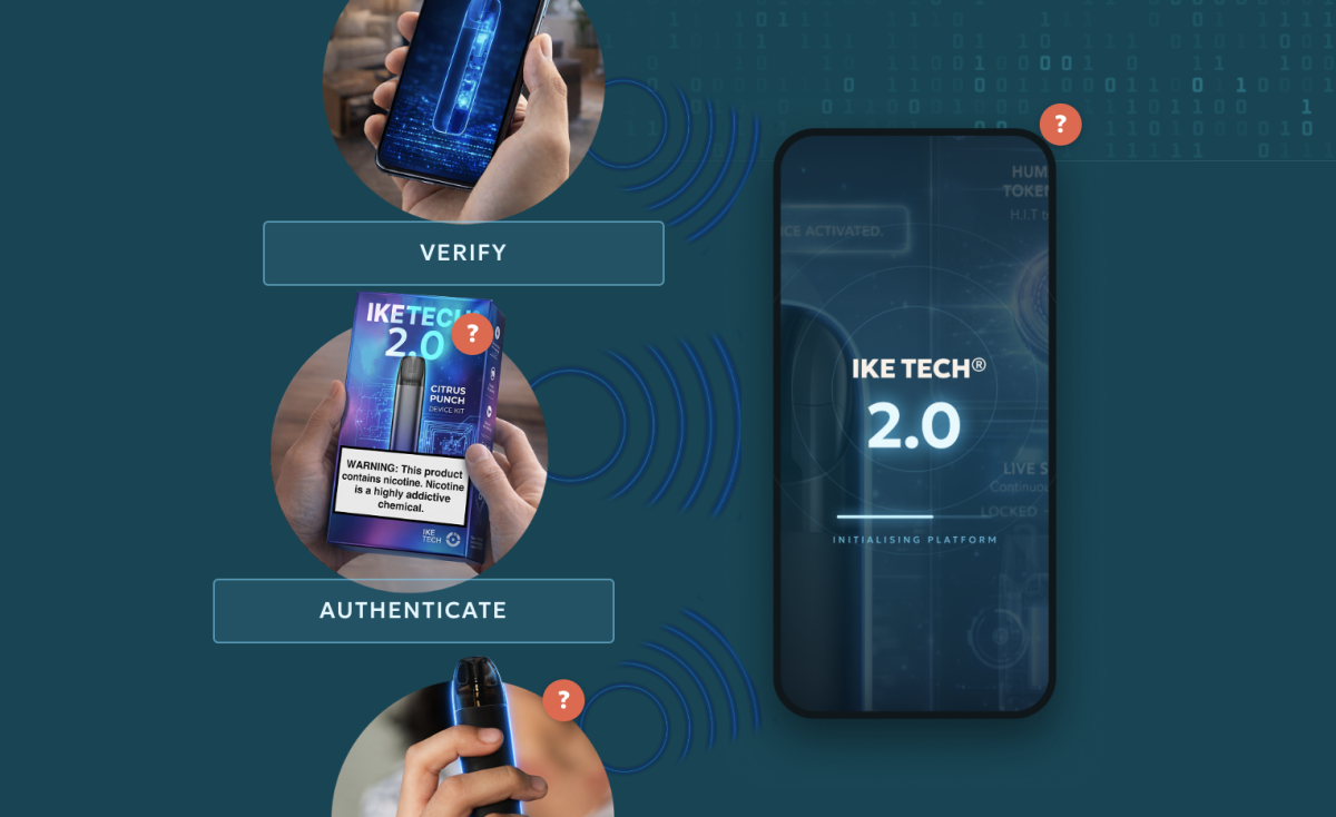 IKE Tech推出IKE 2.0合规平台，率先面向尼古丁产品整合身份验证与产品认证